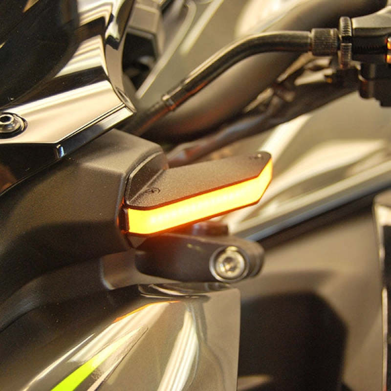 New Rage Cycles 20-24 Kawasaki Z900 Front Turn Signals w/Load EQ Lights Corner New Rage Cycles