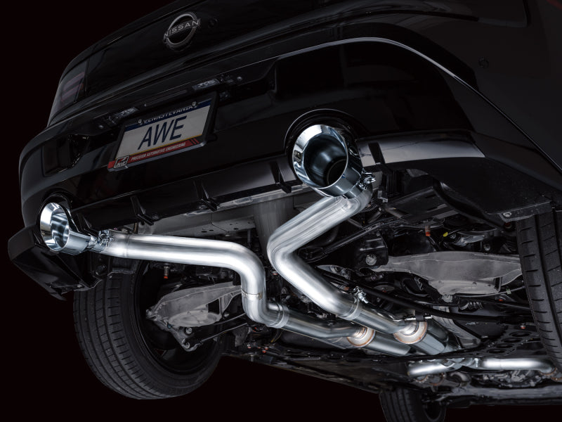 AWE Tuning 2023 Nissan Z RZ34 RWD Track Edition Cat-Back Exhaust System w/ Chrome Silver Tips Catback AWE Tuning