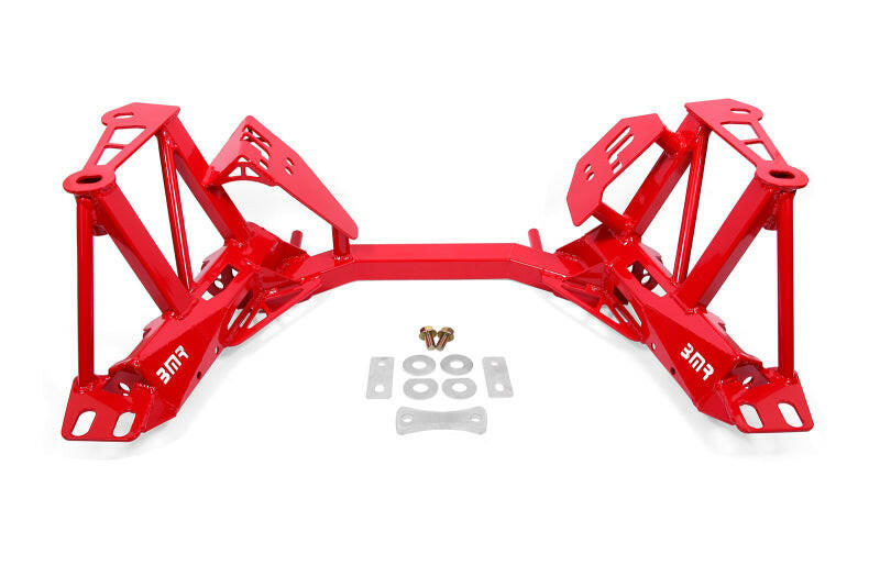 BMR 79-95 Ford Mustang K-Member Premium Version w/o Spring Perches - Red Crossmembers BMR Suspension