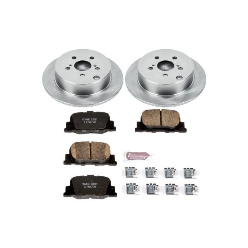 Power Stop 05-10 Scion tC Rear Autospecialty Brake Kit Brake Kits - OE PowerStop