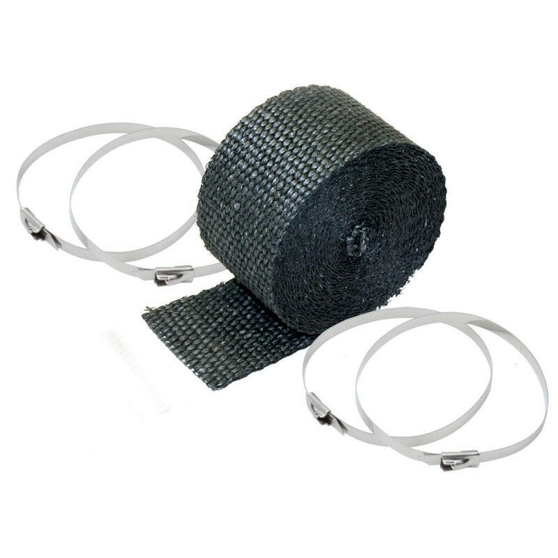 DEI Exhaust Wrap Kit - Pipe Wrap and Locking Tie - Black Exhaust Wrap DEI