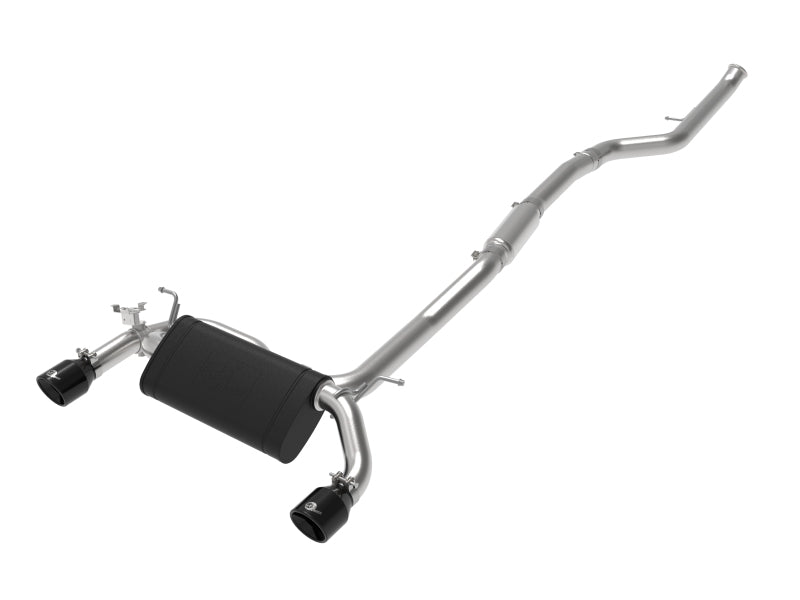 aFe MACH ForceXP 3IN to 2.5IN 304SS Cat-Back Exhaust System w/ Black Tips 14-16 BMW M235i (F22/23) Catback aFe