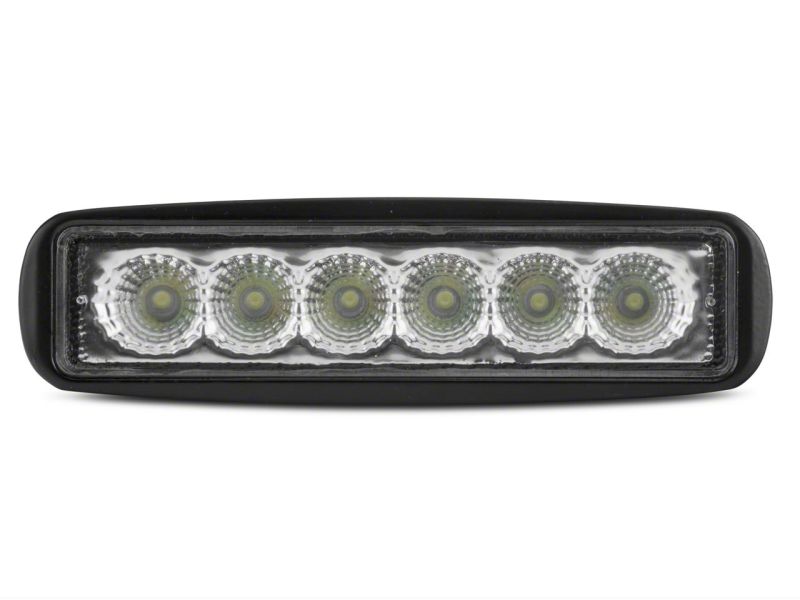 Raxiom 6-In Slim 6-LED Off-Road Light Flood Beam Universal (Some Adaptation May Be Required) Light Bars & Cubes Raxiom