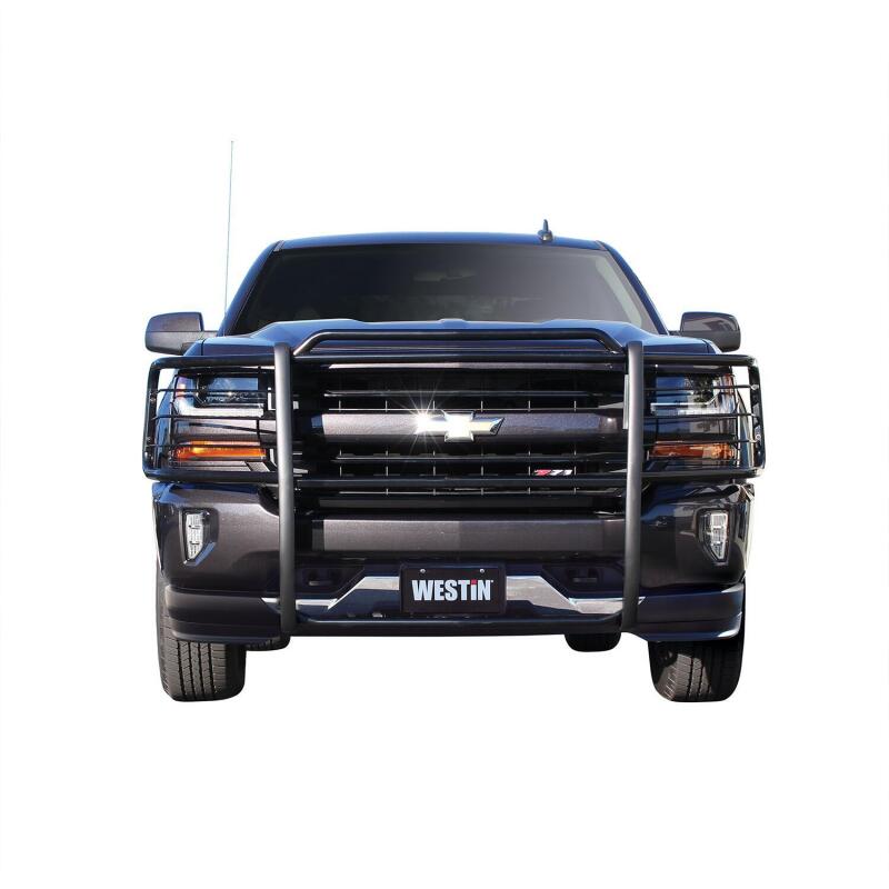 Westin 2007-2013 Chevrolet Silverado 1500LD Sportsman Grille Guard - Black Grille Guards Westin