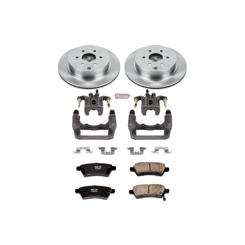 Power Stop 05-12 Nissan Pathfinder Rear Autospecialty Brake Kit w/Calipers Brake Kits - OE PowerStop