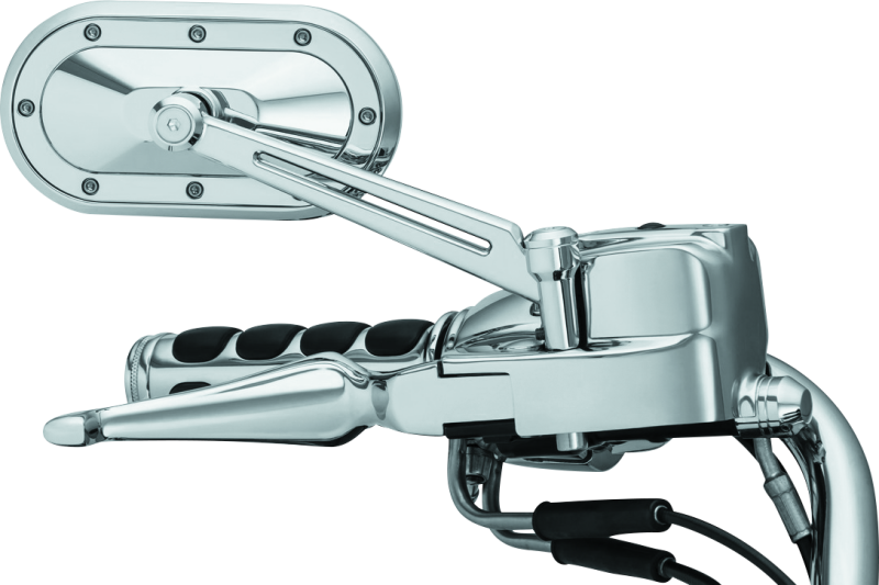 Kuryakyn Heavy Industry Mirrors Chrome Rear View Mirrors Kuryakyn