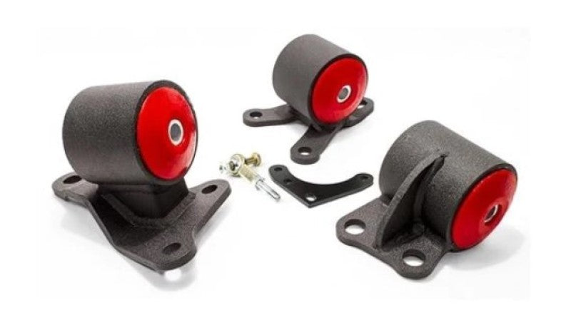 Innovative 94-01 Integra B-Series Black Steel Mounts 60A Bushings (Cable Conversion 2 Bolt) Engine Mounts Innovative Mounts