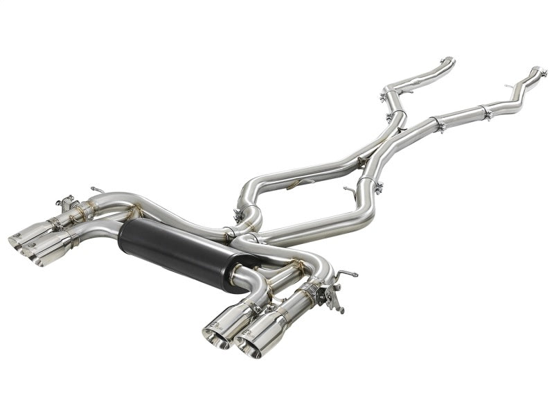 aFe MACH Force-Xp 3.5in 304 SS Cat-Back w/Polished Tips 15-18 BMW X5 M (F85)/X6 M (F86) V8-4.4L S63 Catback aFe