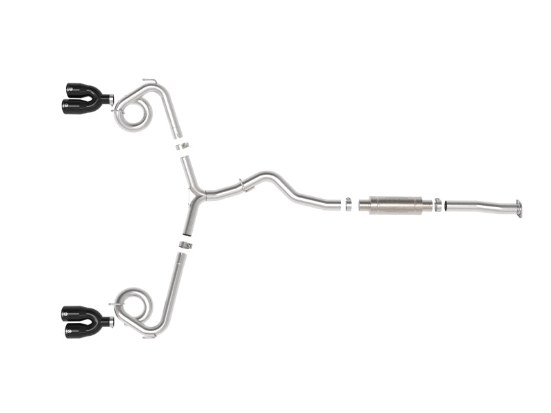 aFe Subaru WRX/STi 15-21 H4-2.0/2.5L Takeda 3in to 2-1/2in Stainless Cat-Back Exhaust w/ Black Tip Catback aFe