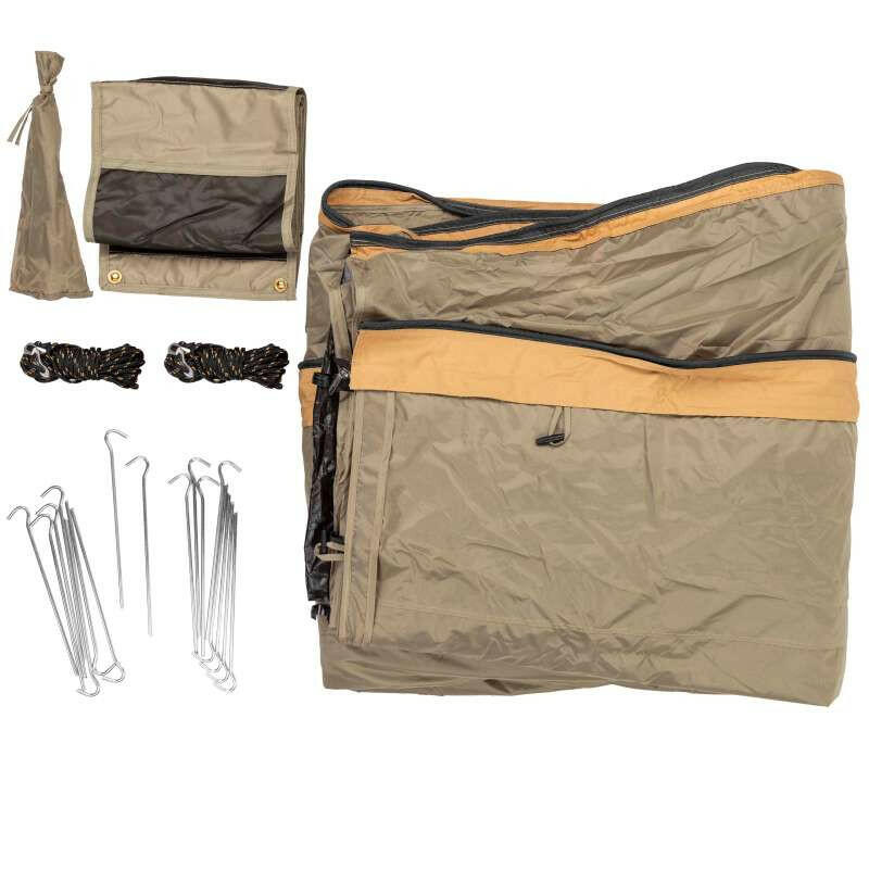 ARB Dlxe Awn Room W/Flr 2.5M98Lg 2500X2500mm 98X98In Awnings & Panels ARB