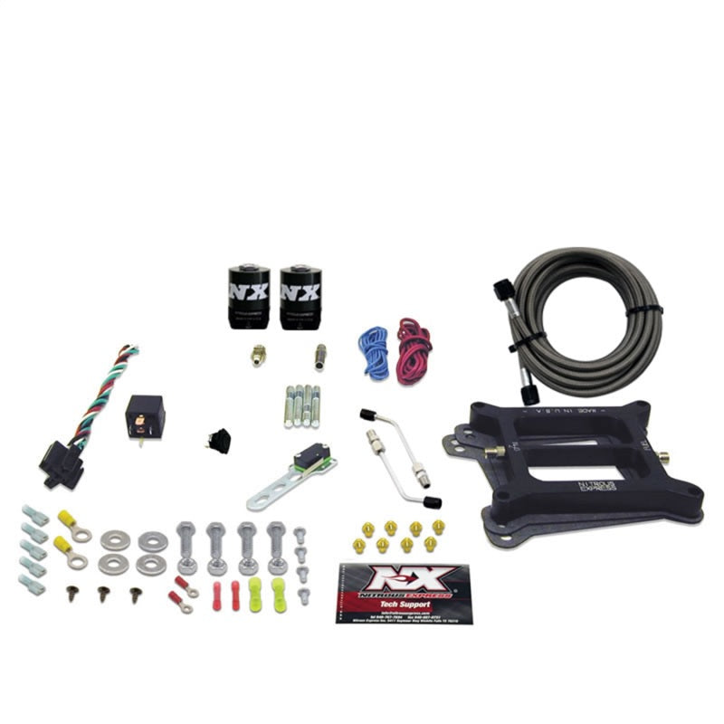 Nitrous Express 4150 4-BBL/Alcohol Nitrous Kit (100-500HP) w/o Bottle Nitrous Systems Nitrous Express