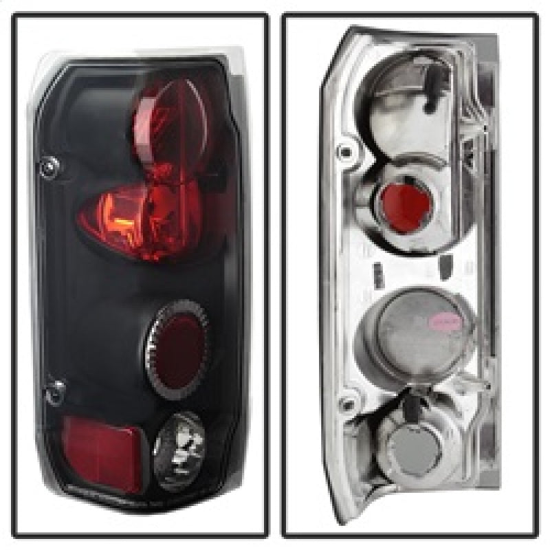 Spyder Ford F150 87-96/Ford Bronco 88-96 Euro Style Tail Lights Black ALT-YD-FF15089-BK Tail Lights SPYDER