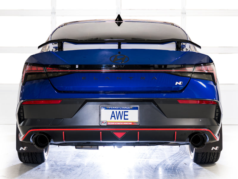 AWE Tuning 22-26 Hyundai Elantra N Track Edition Cat-Back Exhaust - Diamond Black Tips Catback AWE Tuning