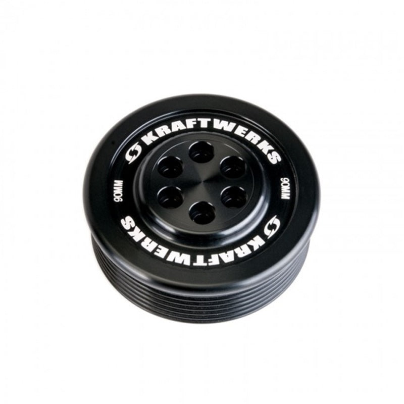 KraftWerks Serpentine Pulley - 90mm 7Rib Supercharger Pulleys KraftWerks