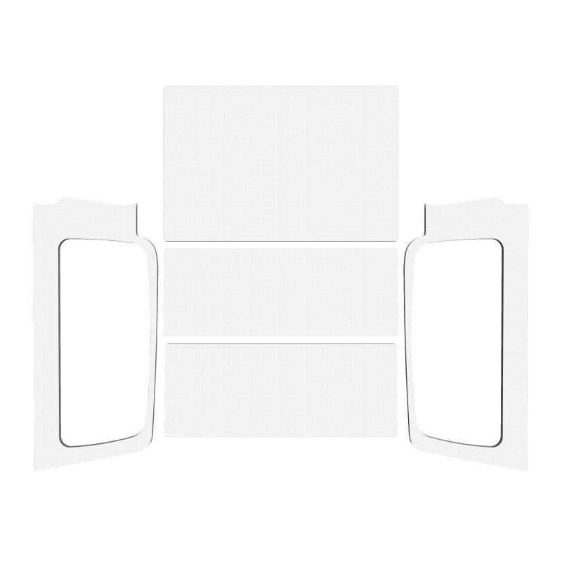 DEI 04-06 Jeep Wrangler LJ Unliminted Headliner Complete Kit - White Hard Top Accessories DEI