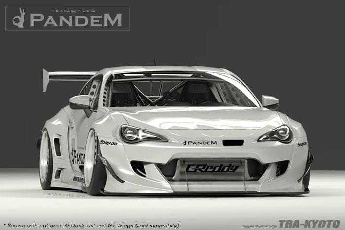 GReddy Scion FR-S Pandem Wide Body V3 Side Canards Fenders GReddy