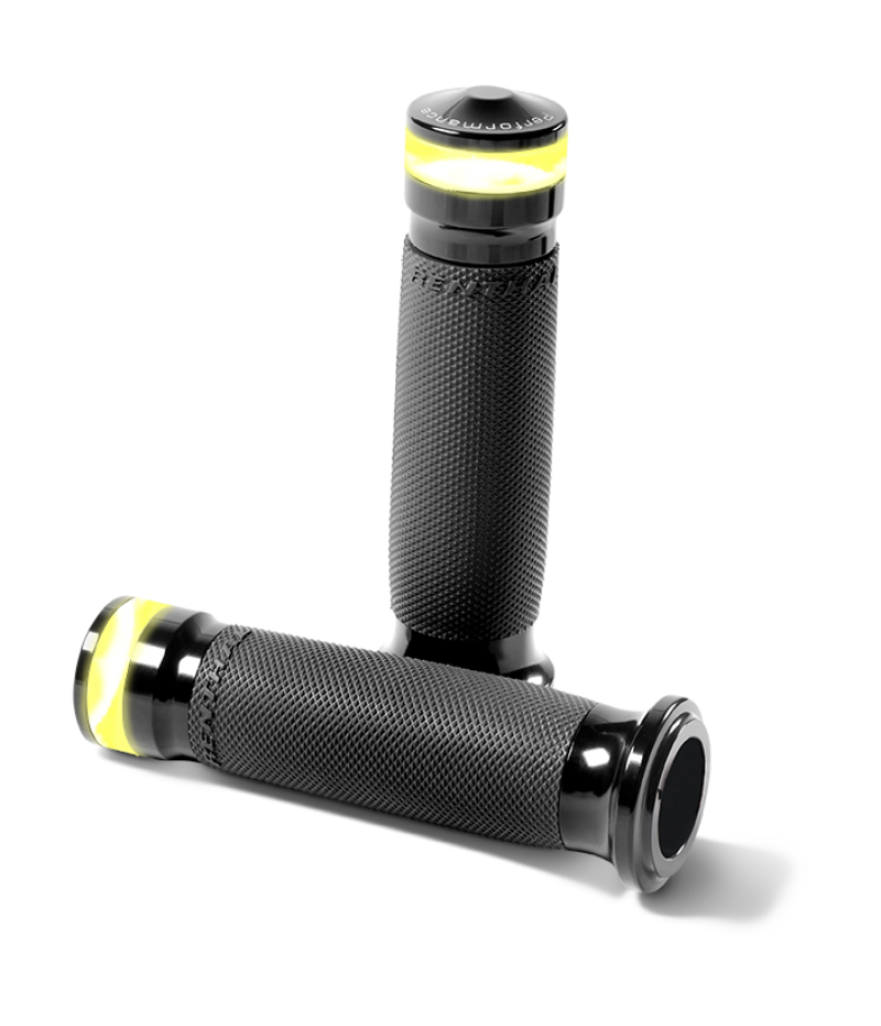 Performance Machine Contour Led Handle Grip Set - Black Ano Grips Performance Machine