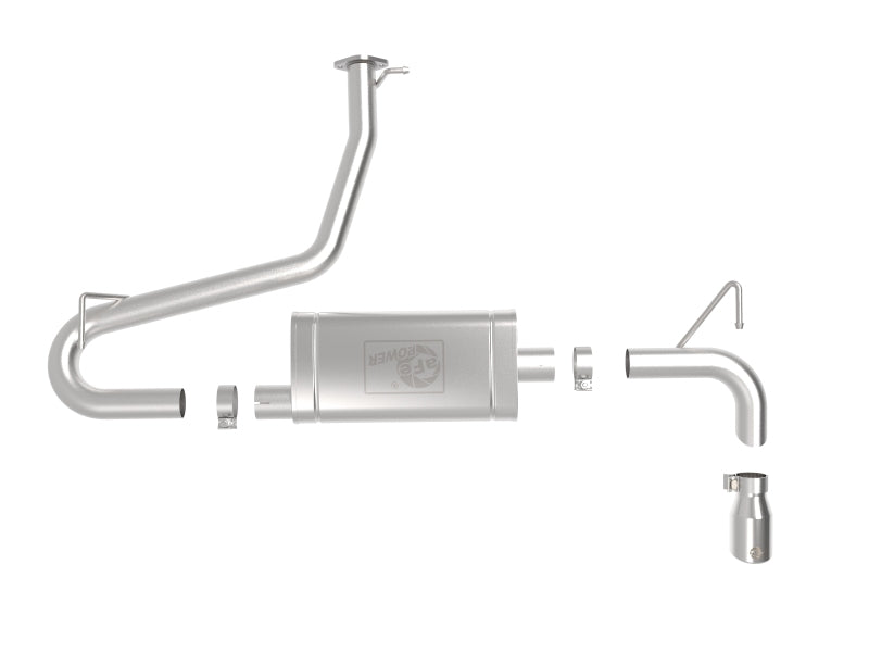 aFe Takeda 2.5in 304 SS Axle-Back Exhaust w/Polished Tips 18-22 Hyundai Kona L4-1.6L (t) AWD Axle Back aFe