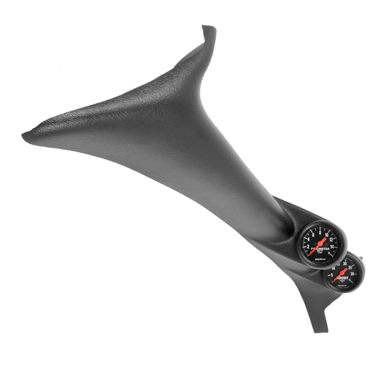 Autometer 99-03 Ford Powerstroke/SD Black Dual A-Pillar Gauge Kit Gauges AutoMeter