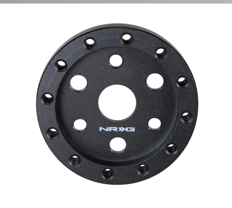 NRG 3 Hole to 6 Hole Steering Wheel Adapter 1/2in. - Black Steering Wheels NRG