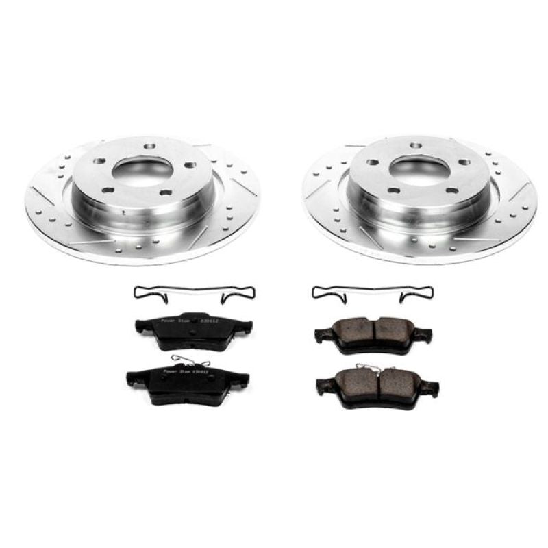 Power Stop 04-13 Mazda 3 Rear Z23 Evolution Sport Brake Kit Brake Kits - Performance D&S PowerStop