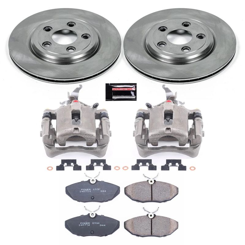 Power Stop 03-05 Jaguar S-Type Rear Autospecialty Brake Kit w/Calipers Brake Kits - OE PowerStop