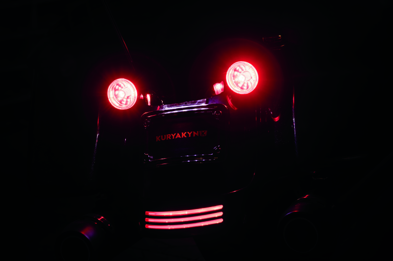Kuryakyn L.E.D. Bulb 1157 Red/Red Brackets Kuryakyn