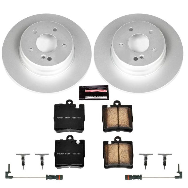 Power Stop 00-02 Mercedes-Benz CLK320 Rear Z23 Evolution Sport Coated Brake Kit Brake Kits - Performance D&S PowerStop