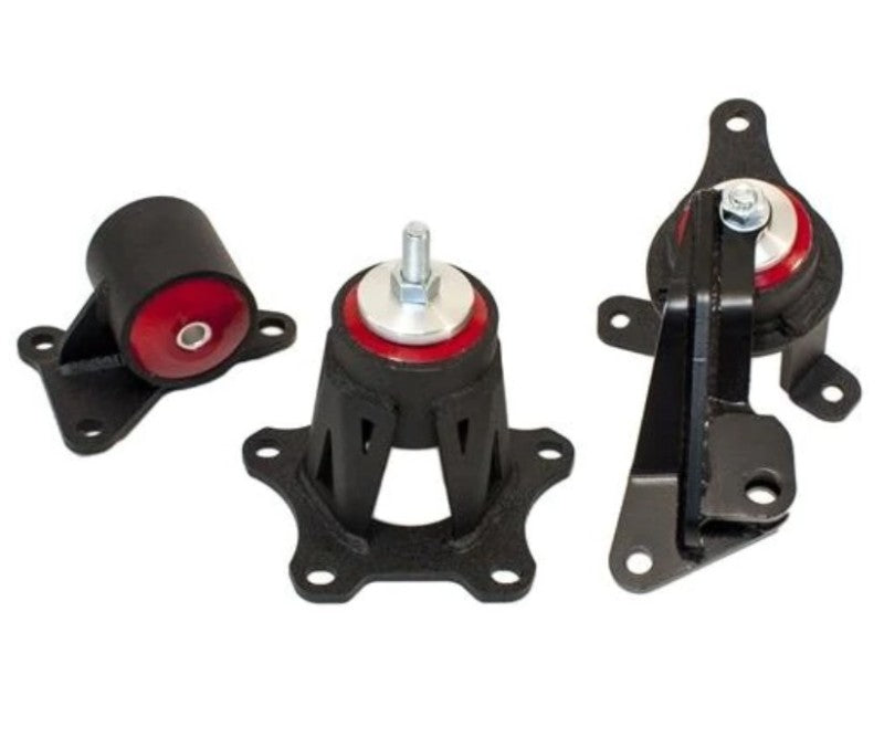 Innovative 98-02 Accord F-Series Black Steel Mounts 95A Bushings (Auto Trans) Engine Mounts Innovative Mounts
