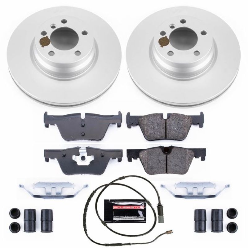 Power Stop 13-18 BMW 320i xDrive Rear Z23 Evolution Sport Coated Brake Kit Brake Kits - Performance D&S PowerStop