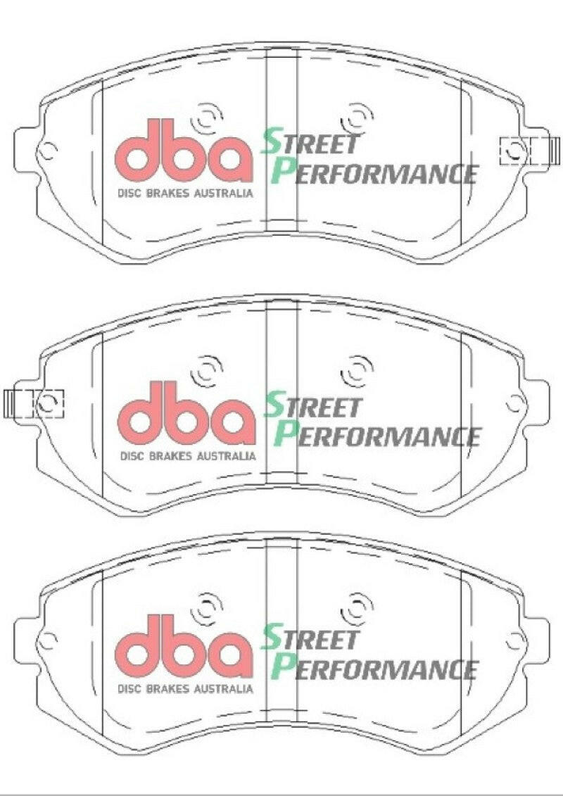 DBA 90-96 Nissan 240SX w/ABS SP Performance Front Brake Pads Brake Pads - Performance DBA