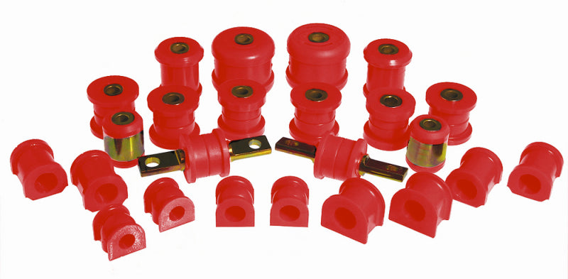 Prothane 01-03 Honda Civic Total Kit - Red Bushings - Full Vehicle Kits Prothane