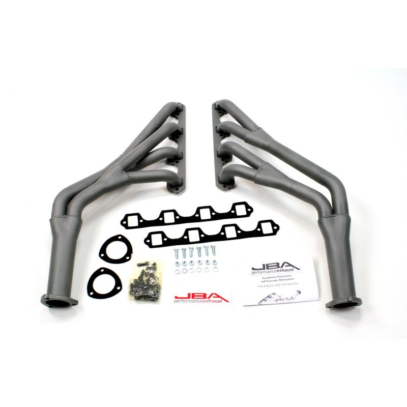 JBA 65-70 Ford Mustang 260-302 SBF 1-1/2in-1-3/4in Primary Ti Ctd Tri Y Header Headers & Manifolds JBA
