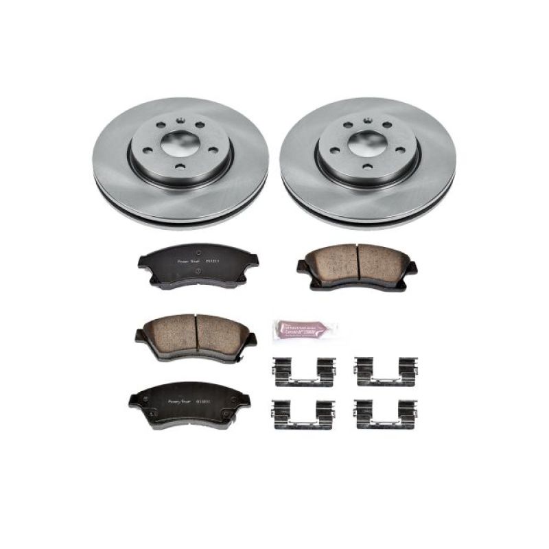 Power Stop 11-15 Chevrolet Cruze Front Autospecialty Brake Kit Brake Kits - OE PowerStop