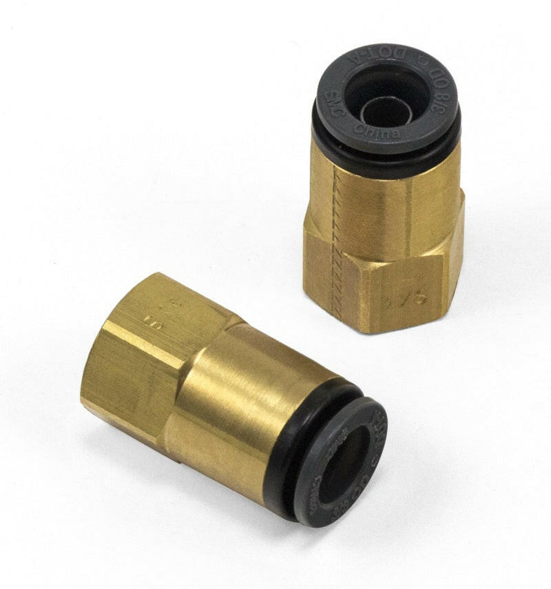 Air Lift Straight Female - 1/8in FNPT x 1/4in PTC For 1/8in MNPT Leader Lines SMC# KV2F11-34 Fittings Air Lift