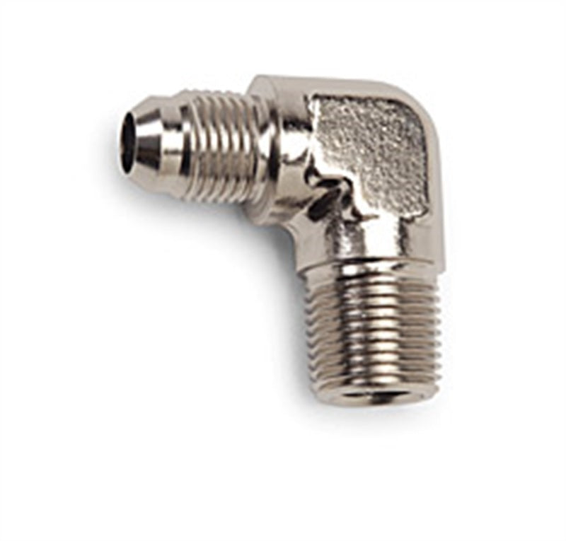 Russell Performance -6 AN to 3/8in NPT 90 Degree Flare to Pipe Adapter (Endura) Fittings Russell
