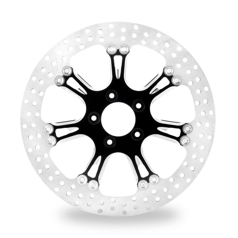 Performance Machine Disc/Carr 13x.20 Sf Virtue - Contrast Cut Platinum Brake Rotors - Drilled Performance Machine