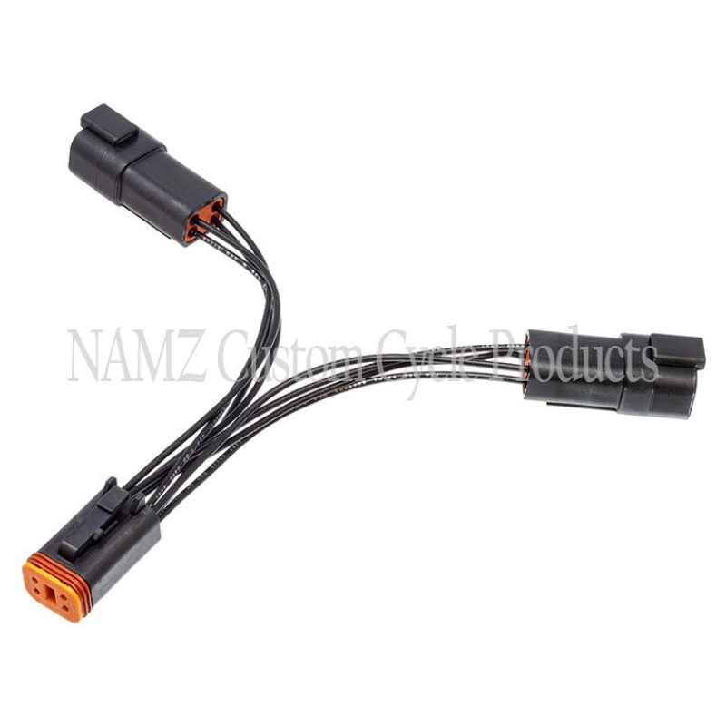 NAMZ 94-11 V-Twin Touring & Trike Models Plug-N-Play Power Port Y-Adapter Wiring Harnesses NAMZ