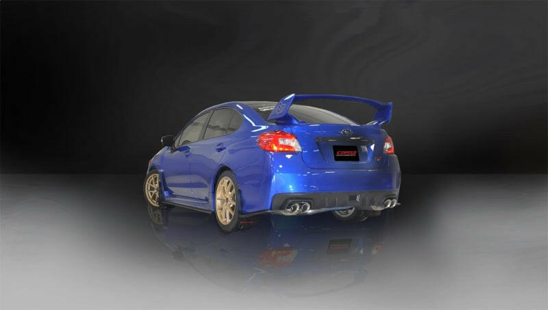 Corsa 2015-2021 Subaru WRX Cat Back Exhaust Polished Quad 3.5in Tips Sport Catback CORSA Performance