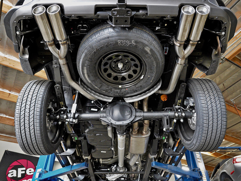 aFe Vulcan Series 4-3in 304SS Exhaust Cat-Back w/ Pol Tips 2019 GM Silverado/Sierra 1500 V8-6.2L Catback aFe