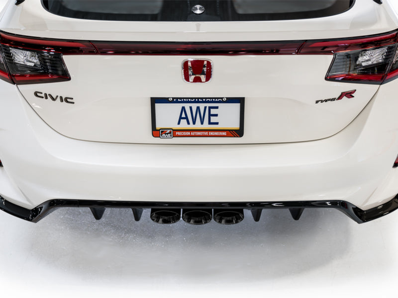 AWE Tuning 2023 Honda Civic Type R FL5 Touring Edition Exhaust w/ Triple Diamond Black Tips Catback AWE Tuning