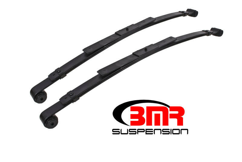 BMR 67-69 1st Gen F-Body Rear Lowering Leaf Springs (2in Drop) - Black Leaf Springs & Accessories BMR Suspension