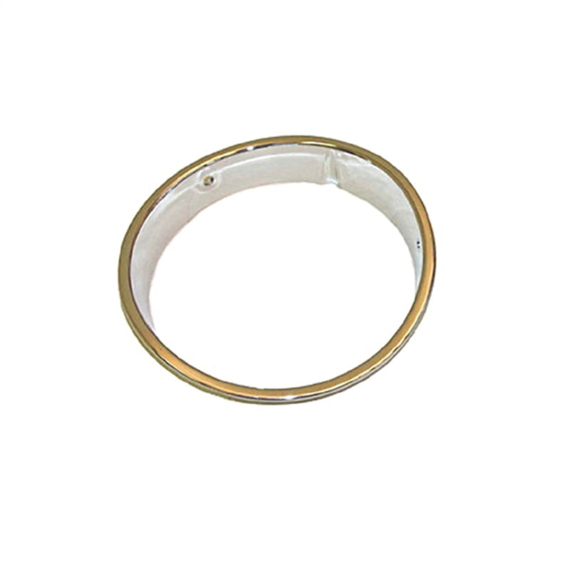 Omix RH Chrome Headlight Bezel 97-06 Wrangler TJ Light Covers and Guards OMIX