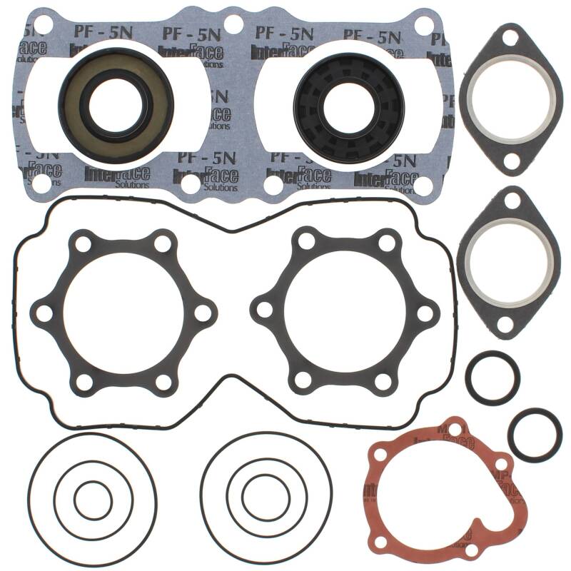 Vertex Gaskets 1997 Polaris 440 XC Complete Gasket Kit w/ Oil Seals Engine Hardware Vertex Pistons