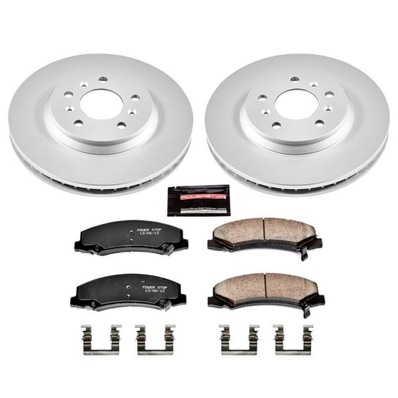 Power Stop 06-11 Buick Lucerne Front Z17 Evolution Geomet Coated Brake Kit Brake Kits - Performance Blank PowerStop