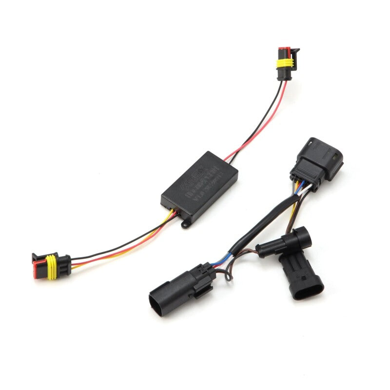 AlphaRex 24-25 Chevrolet Silverado 2500HD/3500HD Taillights Converter Stk LEDw/ Bottom Reverse Lt Wiring Connectors AlphaRex