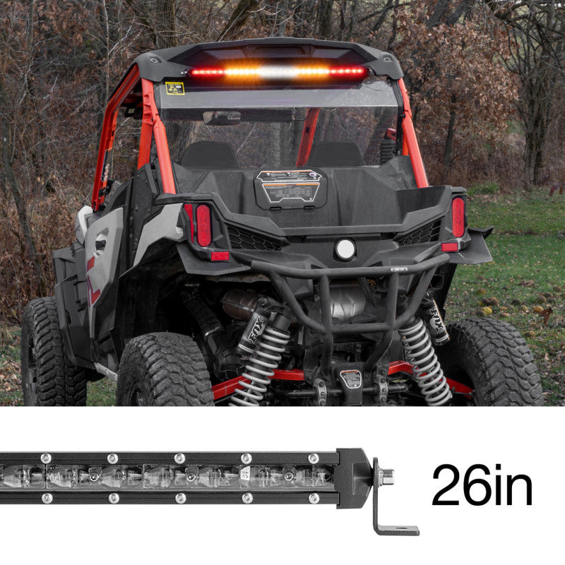 XK Glow Super Slim Offroad LED Chase Bar 4 Modes 72w 26in Light Bars & Cubes XKGLOW