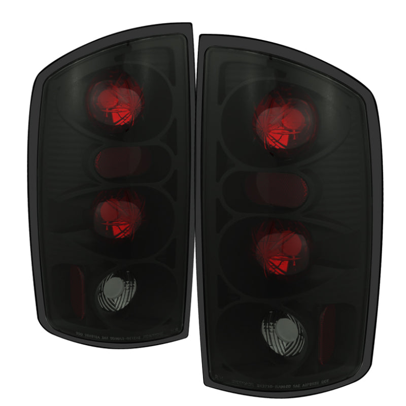 Spyder Dodge Ram 02-06 1500/Ram 2500/3500 03-06 Euro Style Tail Lights Black Smoke ALT-YD-DRAM02-BSM Tail Lights SPYDER