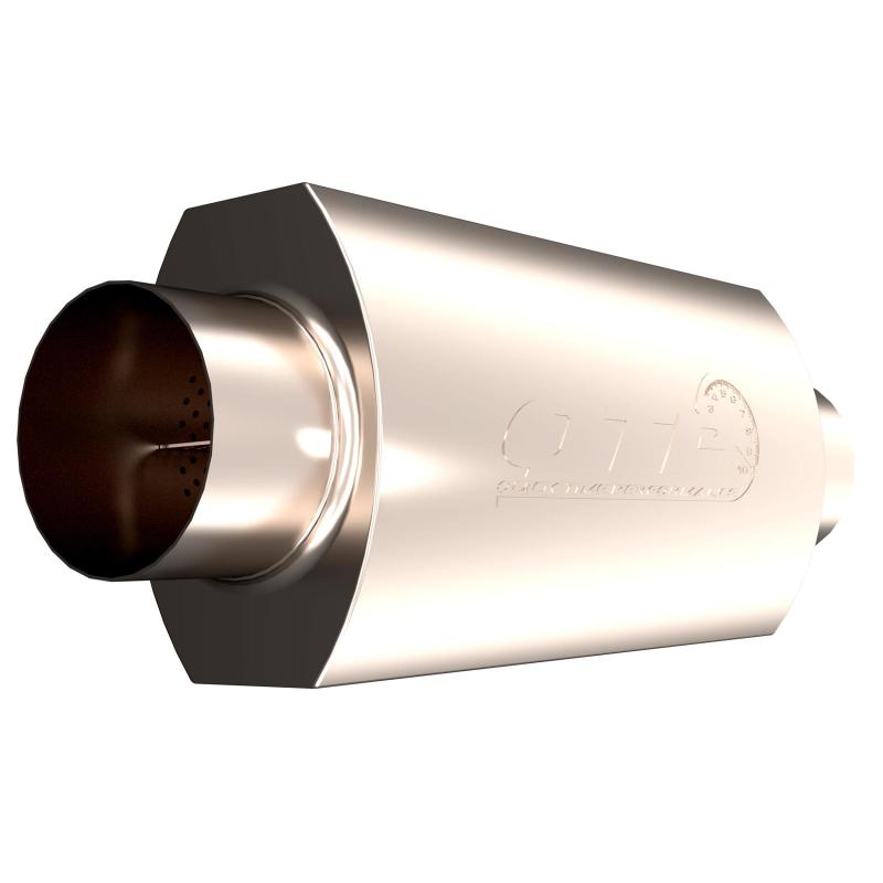 QTP 4in Weld-On 304SS AR3 Muffler Muffler QTP