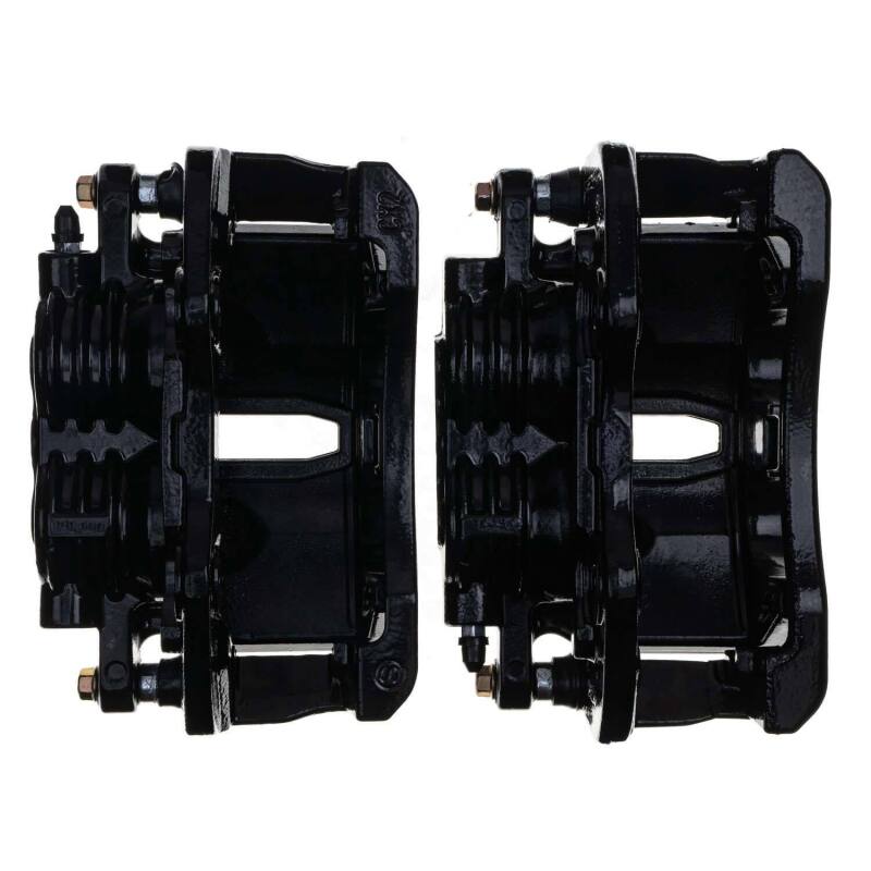 Power Stop 02-06 Cadillac Escalade Rear Black Caliper - Pair w/Bracket Brake Calipers - Perf PowerStop